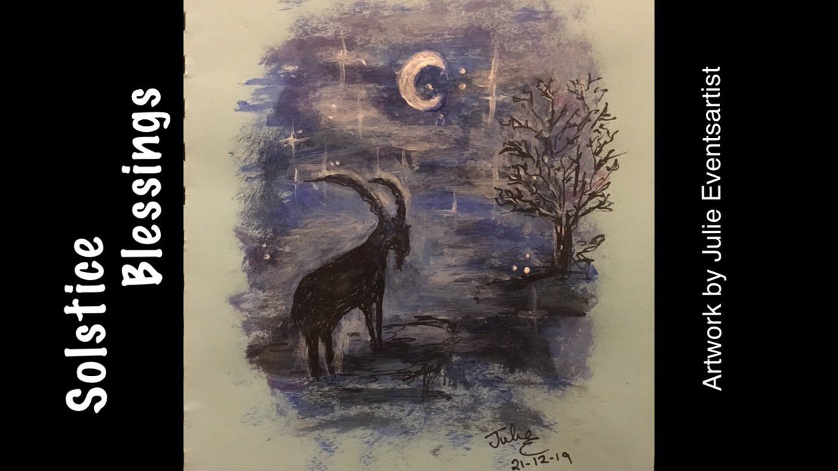 JEventsartist's tweet photo. Yuletide Blessings and wonderful Winter Solstice wishes. #WinterSolstice #wintersolstice2019 #yule2019 #yuletideseason2019 https://t.co/58ATfQXmWg