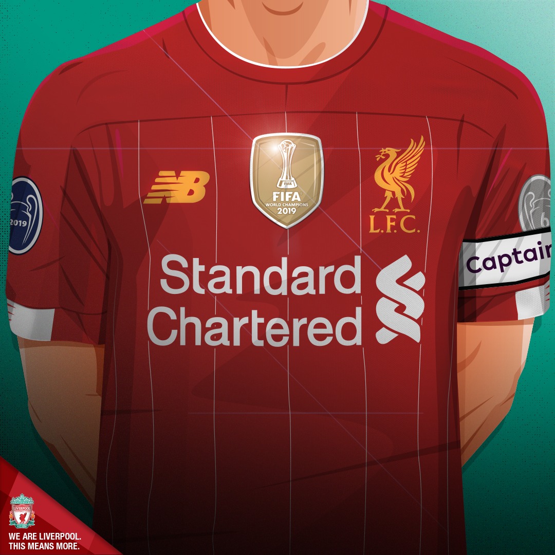 liverpool fc champions jersey