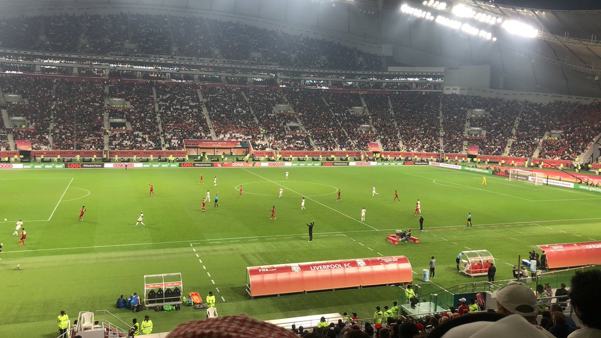 Houtan_ILO's tweet photo. The final of the #ClubWorldCup2019 - A great moment to recognize and thank all workers who have made this possible! @SCcorporate @ADLSAQa @ILOQatar https://t.co/NiyHFlSSFD