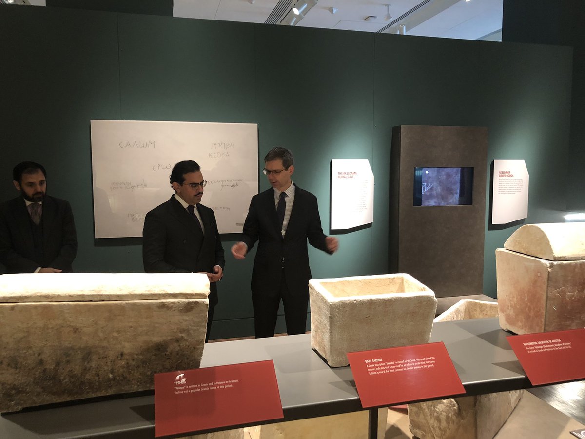 I want to thank <a href="/AbdullaRAK/">Abdulla R. Al-Khalifa</a> of <a href="/BahrainEmbDC/">Bahrain Embassy DC</a> along with Harry Hargrave, President &amp; CEO of <a href="/museumofBible/">Museum of the Bible</a>; Dr. Jeff Kloha, Chief Curatorial Officer; Cathleen Pearl, Director of Outreach; and Rivka Kidron, Outreach consultant, for such a special and fascinating time! <a href="/pearlwdc/">Cathleen Pearl</a>