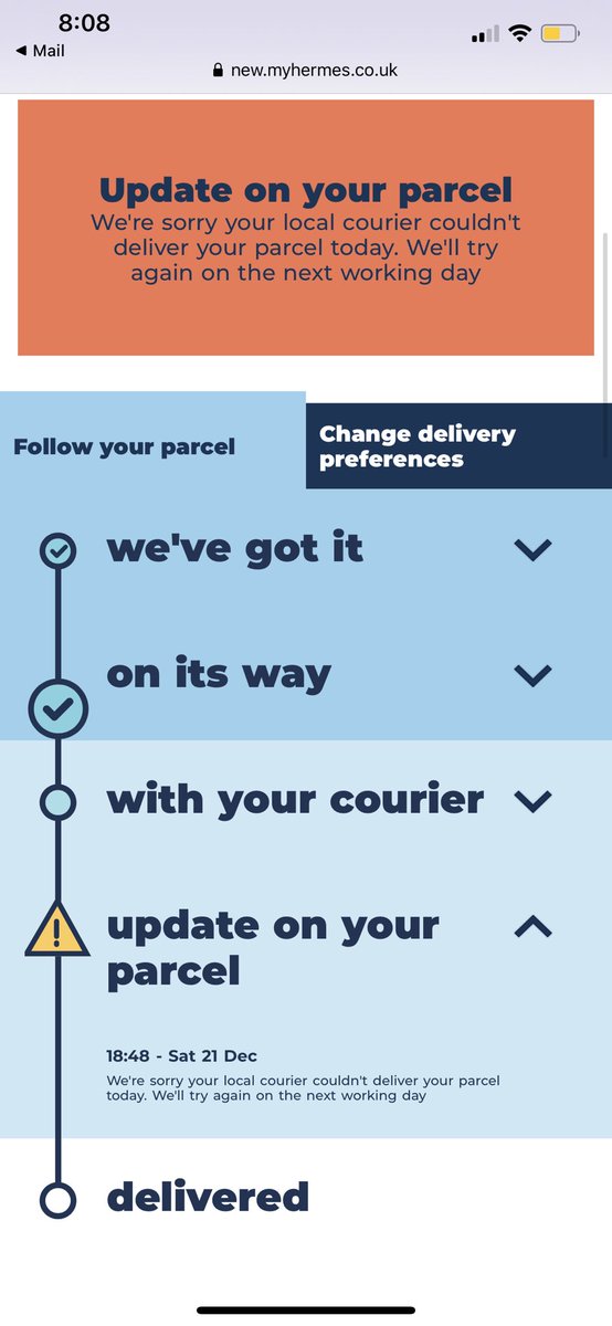 I pay for next day delivery to get my parcels the next day, not to get given a time wait in and no one show up!!why do Asos use Hermes! @ASOS_HeretoHelp