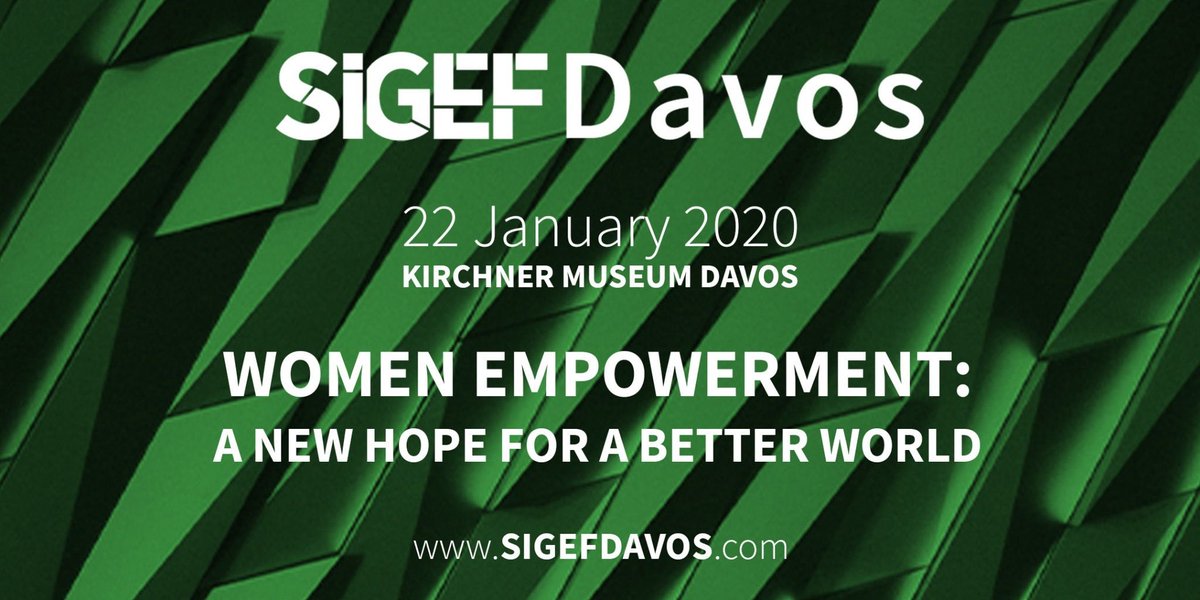 sigef20's tweet image. #WomenEmpowerment is a new Hope for a Better World where inclusion plays the major role. Discover this plenary session at #SIGEF2020 in #Davos: sigefdavos.com 
#Equity #WomenInTech #GenderEquality #GenerationEquality