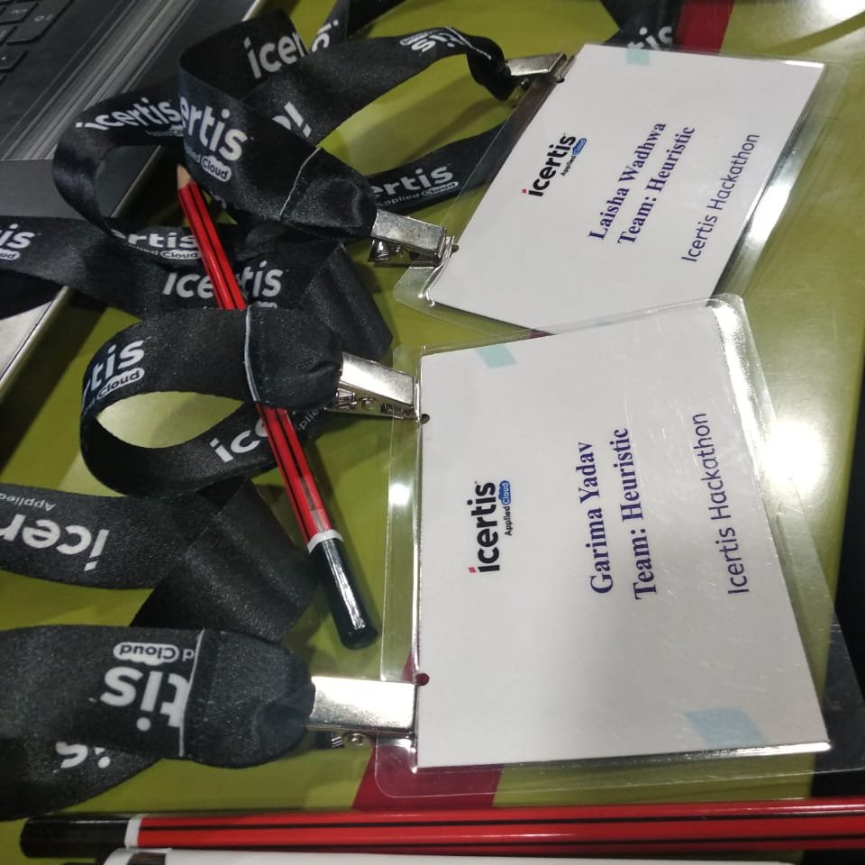 garima_yadav11's tweet photo. Thank you @Icertis for giving us the opportunity to work on such a thoughtful cause. Looking forward to a great learning experience and building meaningful connections.
#IcertisHackathon
#ArtificialIntelligence
#Blockchain
@HarshadOak
@laishawadhwa
#Microsoft https://t.co/8wVEdGSo3j