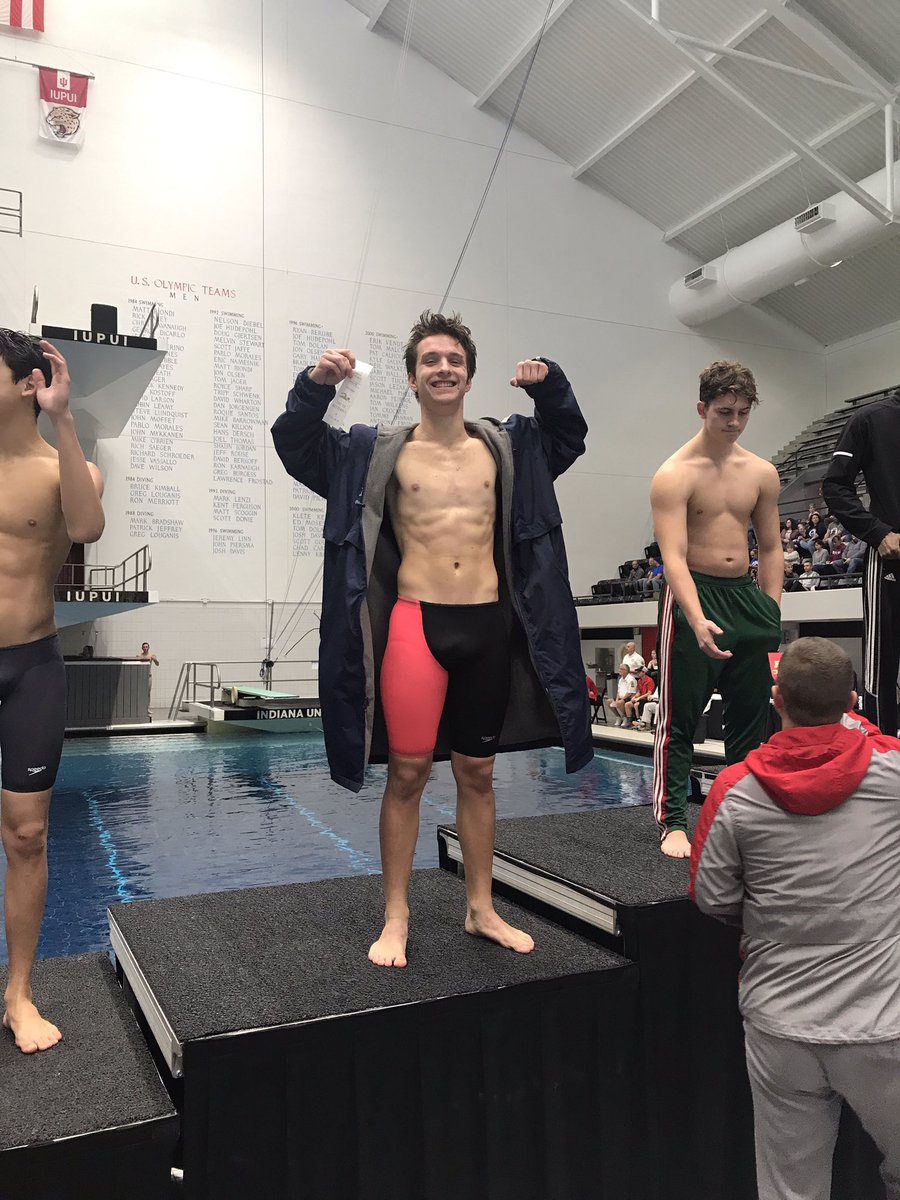 Nate Skirvin takes 3rd in the 100 Fly! Nate swam an impressive 54.44 in the Championship Finals! Way to go Nate! #falconsALLin <a href="/PMFalconSports/">Perry Athletics</a>