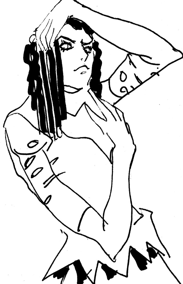 ArakiArt's tweet photo. Stone Ocean sketches. https://t.co/MIkrjMbILZ