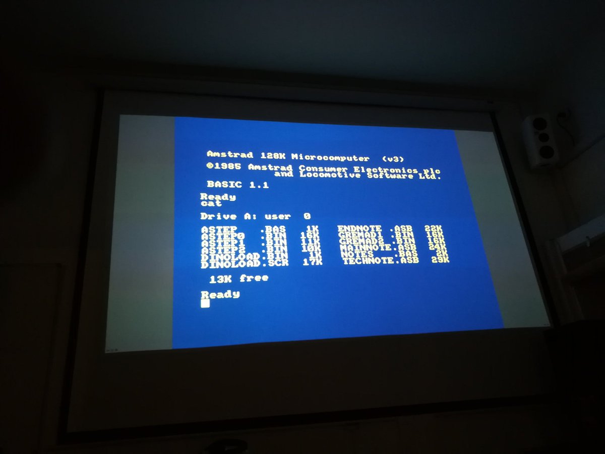 chainq's tweet image. Large scale Amstrad CPC demowatching at the monthly Berlin Amiga Meeting. No hardware, but we&apos;re as close as we can get, thanks to ACE, the best CPC emulator - which is developed on and for MorphOS. #amiga #amstrad #morphos