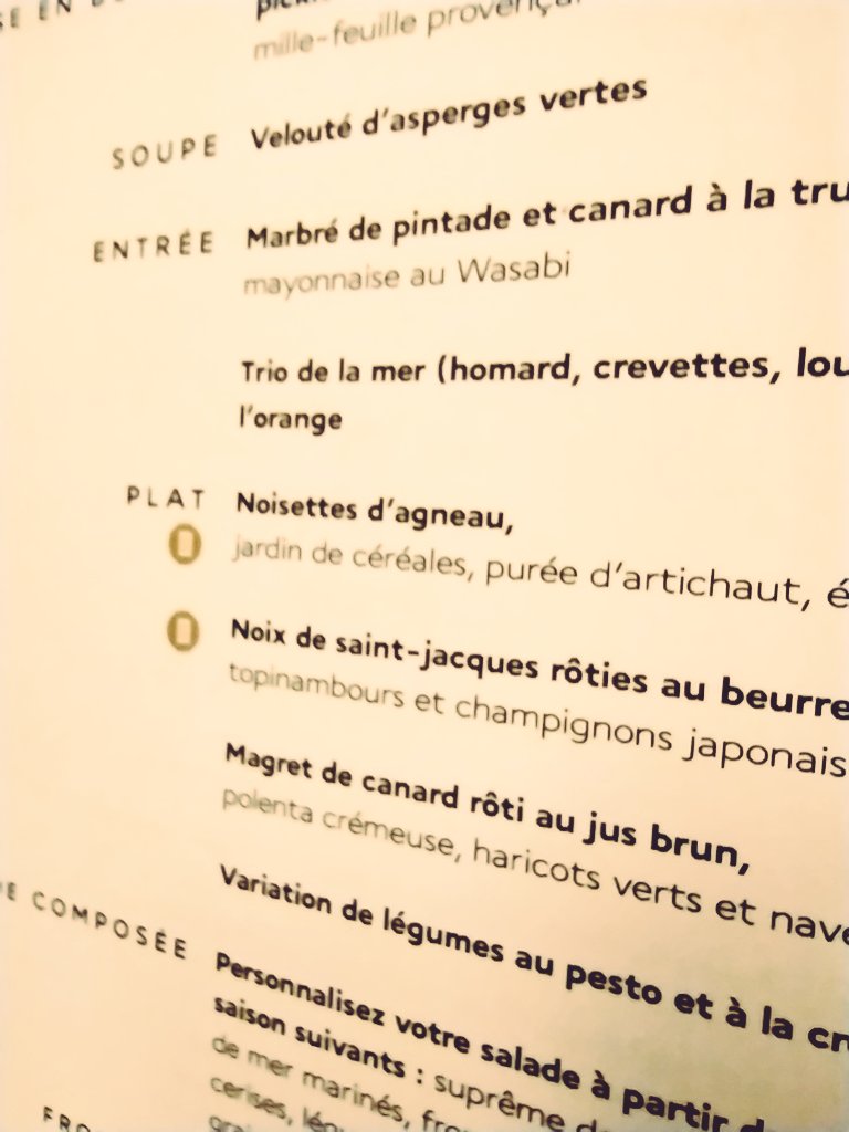 navigant_af's tweet photo. La cuisine de Jean-François ROUQUETTE mise à l'honneur en Première au départ de #Tokyo #Haneda sur #AF293. 
Voici de très belles suggestions sur la carte des vins pour sublimer votre expérience de voyage sur #AirFrance. https://t.co/L8IFYY5v9A