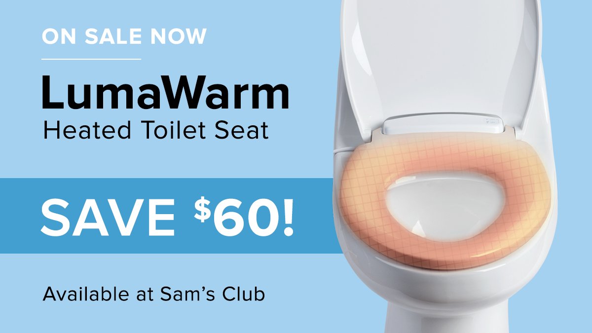 LumaWarm Heated Toilet Seat With Nightlight