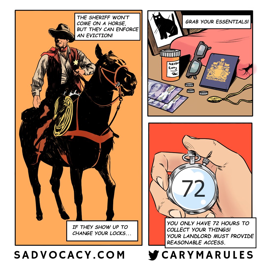 CarymaRules's tweet photo. Remember: only the sheriff can change your locks.
#reasonableaccess #tenants #landlords #affordablehousing #housing #renters #knowyourrights https://t.co/QVIRyK4rwr