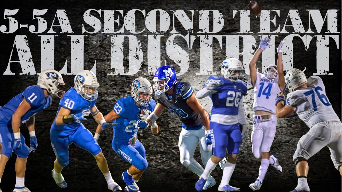MidloPanthers's tweet photo. Second Team @MISD_Athletics 
Def:
NG: @marshallhodge18
DE: @kaleb_tompkins_
ILB: @andrewcolman10
OLB: @dylan_seago
OLB: @shanereasonover
Off:
RB: @Jeremymccoy23
WR: @trevorblank14 https://t.co/ezeOT2IkNI