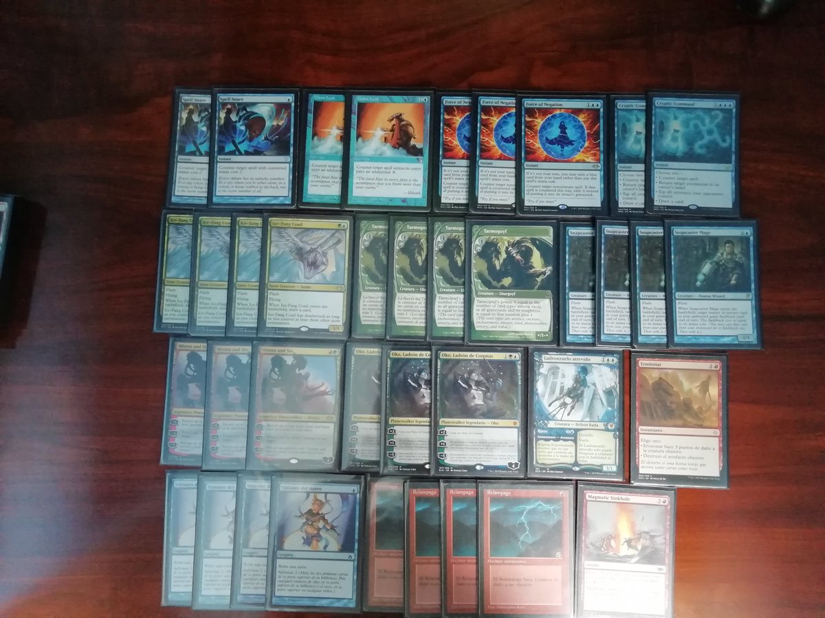 PelegrinaTuk's tweet photo. Mal resultado hoy en el #supermodern
1-2 VS Dredge
1-2 VS Sultai Food
1-2 VS UW
2-1 VS Jund
Todas las partidas disputadas, pero un poco de mala suerte y algunas jugadas malas me han hecho quedar así. https://t.co/4zP9xYK1uo