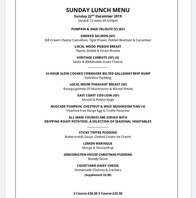 Sunday lunch 🙌🏼
.
.
.
.
.
.
.
#grassingtonhouse #grassington #yorkshiredales #skipton #yorkshire #2AArosette #skiptonrestaurants #yorkshirerestaurants #localbar #yorkshirehotel #restaurantsofinsta #finedining #localproduce #foodphotography #michelinguide… ift.tt/38YaYip