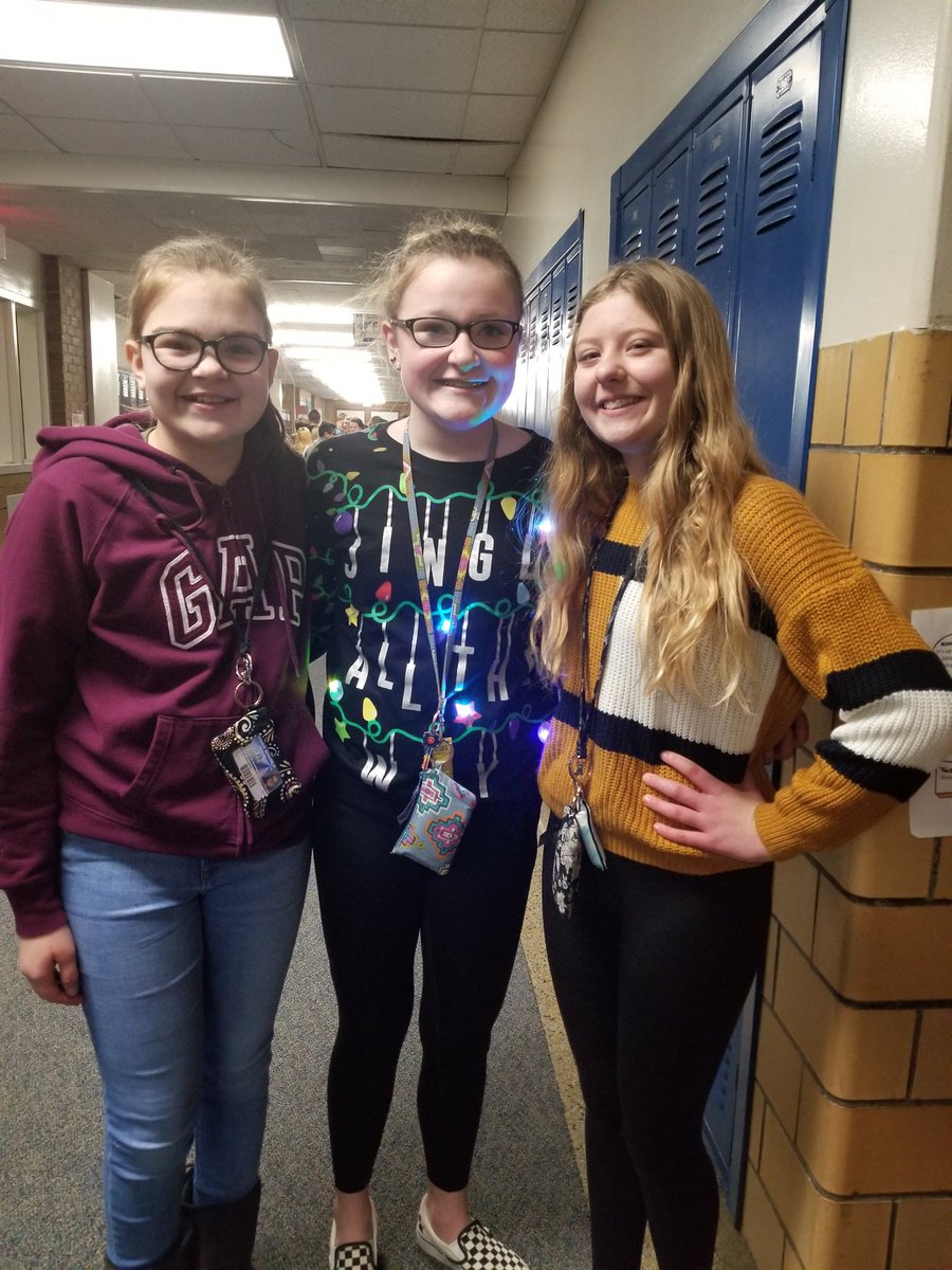 Ionia_IMS's tweet photo. Santa stopped at IMS today and delivered gifts to some student! IMS students and staff have worked very hard this year and deserve the next few weeks off! Have a joyful holiday season with friends and family, Bulldogs! https://t.co/FMr4uNKYkU