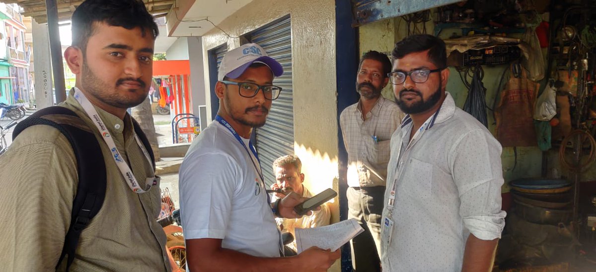 multimediachand's tweet photo. CSC 7th Economic Census my Digital Army Started Census Activities and successfully completed 100% accuracy 3000+ Household and Commercial Business at Anekal Bangalore. Thanks CSC Credit Training Amount my DSP n Given opportunity And Responsible Work.. @dintya15 @CscKarnataka https://t.co/80lcYgKBms