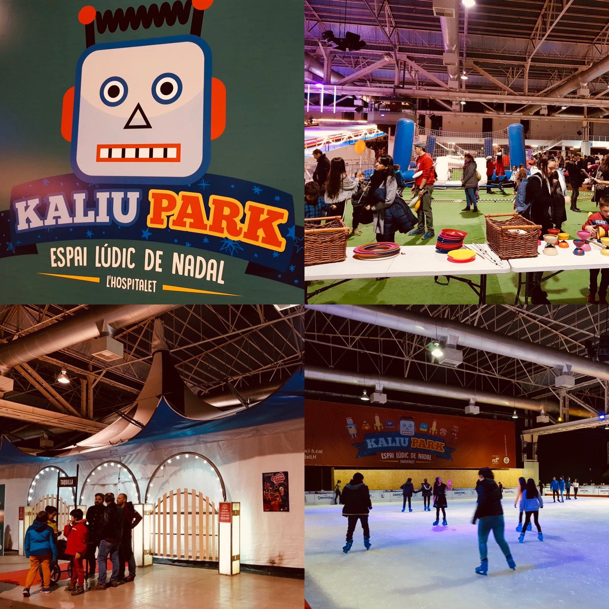 pepecastrob's tweet photo. Kaliu Park ja ha obert a La Farga de #LHospitalet amb la pista de gel, el circ, els tallers, el rocòdrom i l'esport, amb la presència del CE L'Hospitalet. Fins al 7 de gener.
#NadalLH #lhospitaletdellobregat #areaconvivenciaseguretatlh 
https://t.co/MG5nfl1dAL https://t.co/WjvknJZFyO