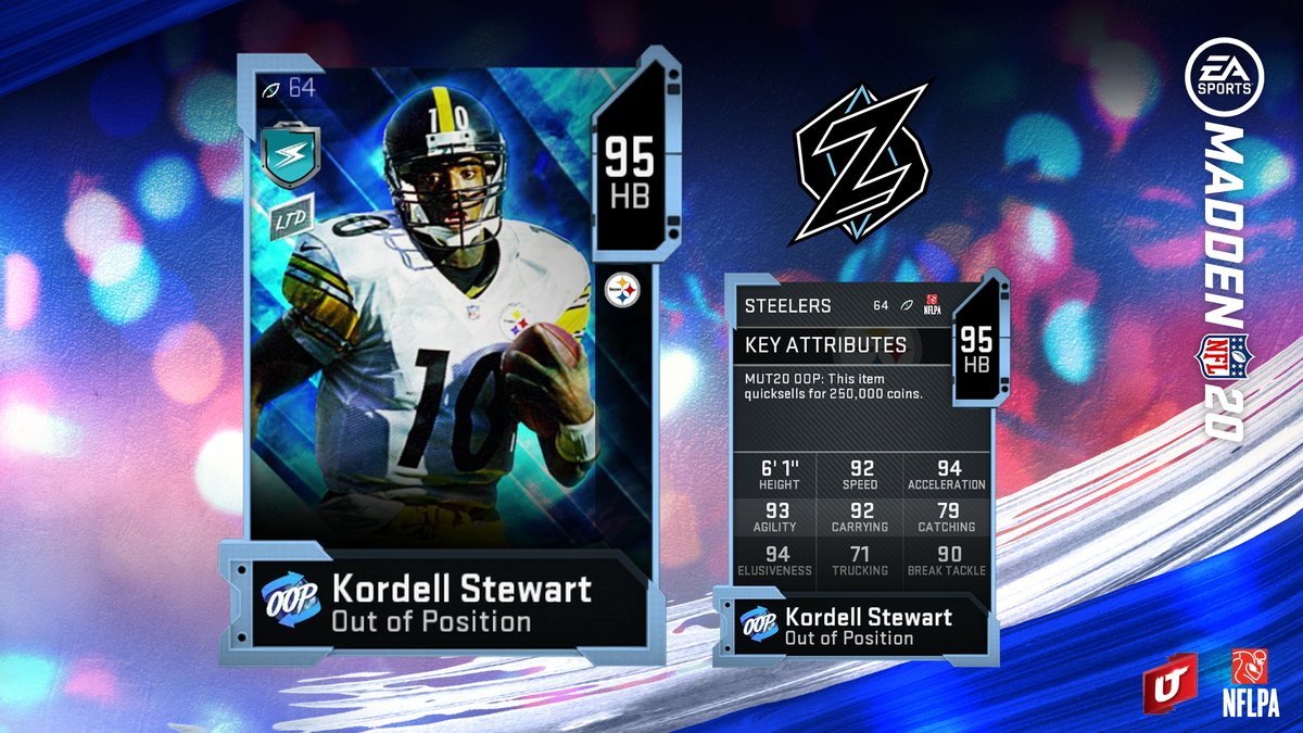 EASPORTS_MUT's tweet photo. Coming soon to #Madden20...
 
OOP Kordell "Slash" Stewart LTD. https://t.co/1oRzqA2Ld2