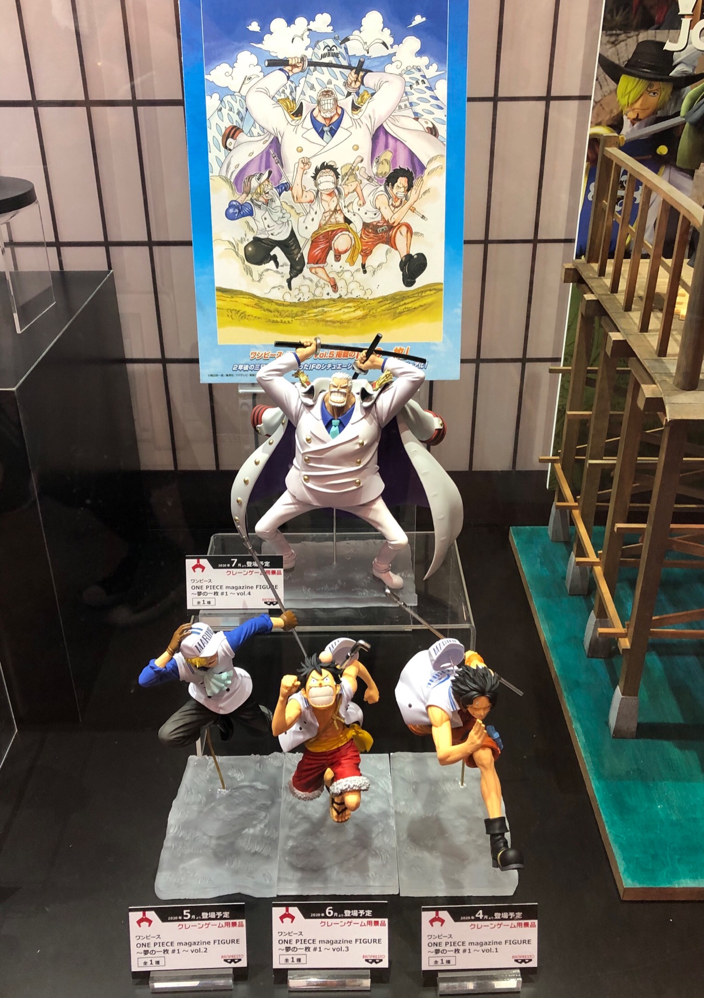 ワンピース マガジン 公式 今日もジャンプフェスタ Bandai Spiritsさんのブースではたくさんの フィギュアが展示中 そしてなんと ワンピース マガジンの名物企画 夢の一枚 もフィギュアになって登場です T Co Npysx6dtxn Twitter