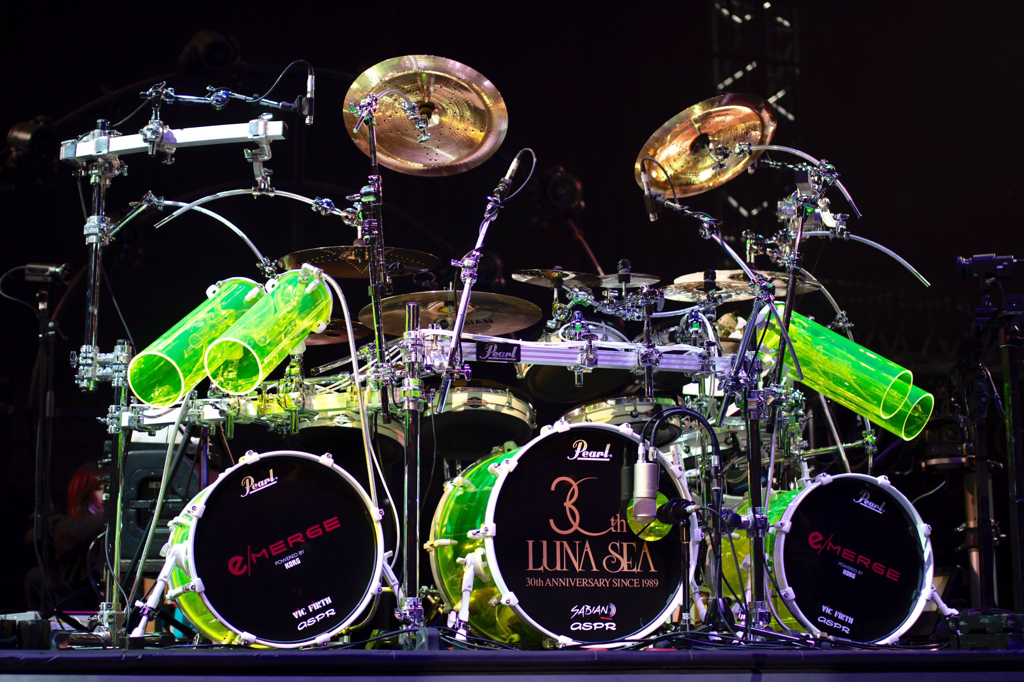 LUNASEA dual ERA 真矢 セット Pearl Drums Japan on X: 
