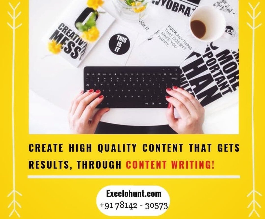 excelohunt's tweet image. Producing and promoting content plays an important role in getting your website or blog to rank higher in the search engines or drive more high-quality traffic to your website.
Seems a lot of work?
business #businessman #businesswoman #businessquotes #money #businessowner