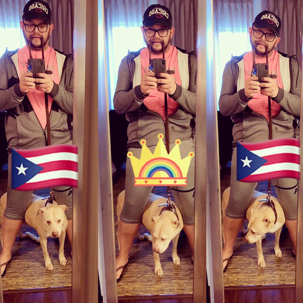 PNut2181's tweet photo. When you’re #single trying for a cute picture with the #dog, but #greysweatpants and #puertorican #problems... https://t.co/iQjT62pOFo
