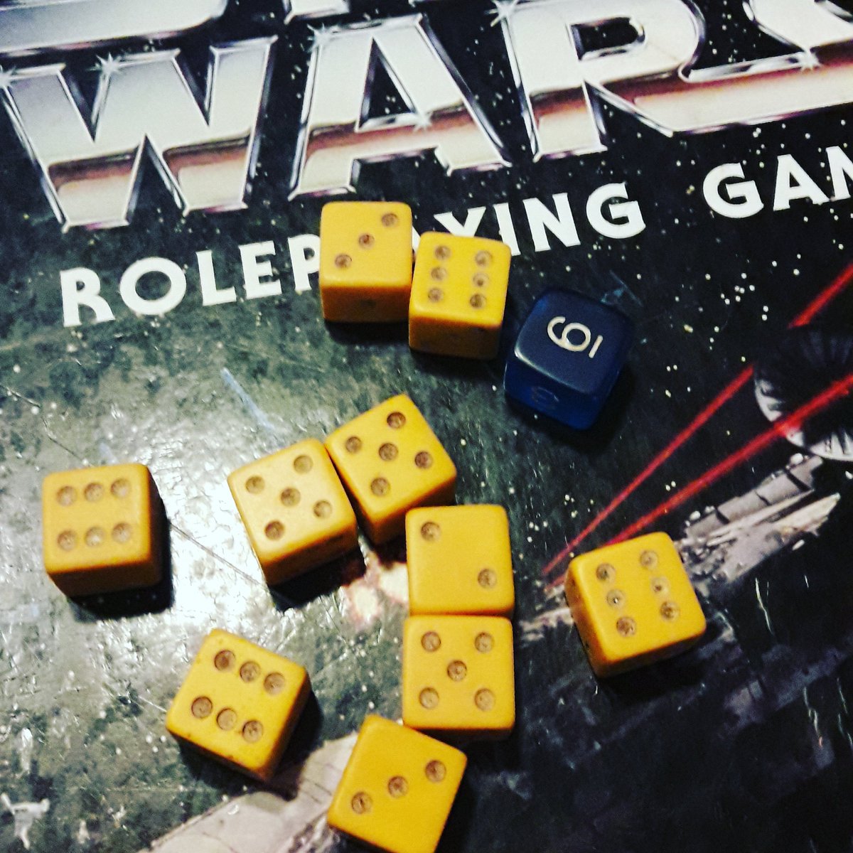 lordmagnusen's tweet image. Roleplaying with family that are like friends. Three days in a row, a Star Wars trilogy, and like George in the original, I directed just one.

#StarWars #RPG #d6System