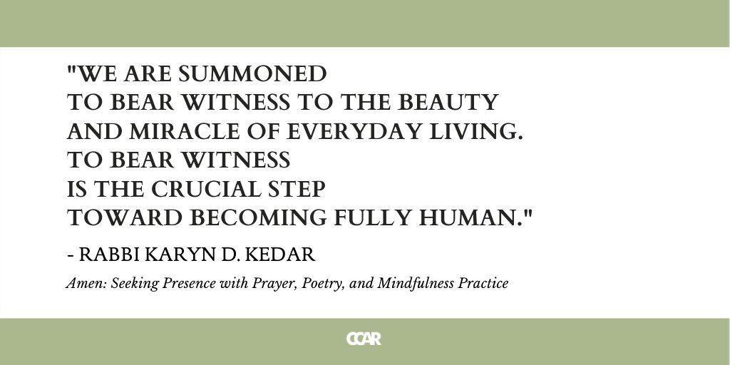 ReformRabbis's tweet photo. #Shavuatov from the CCAR. May you fully and mindfully experience the beauty of the week ahead, inspired by this excerpt from a poem by @kkedar. Discover more of her moving prayers and poems in her new book Amen, available now at https://t.co/La9j6A2NEn https://t.co/mMZPQO3BAD