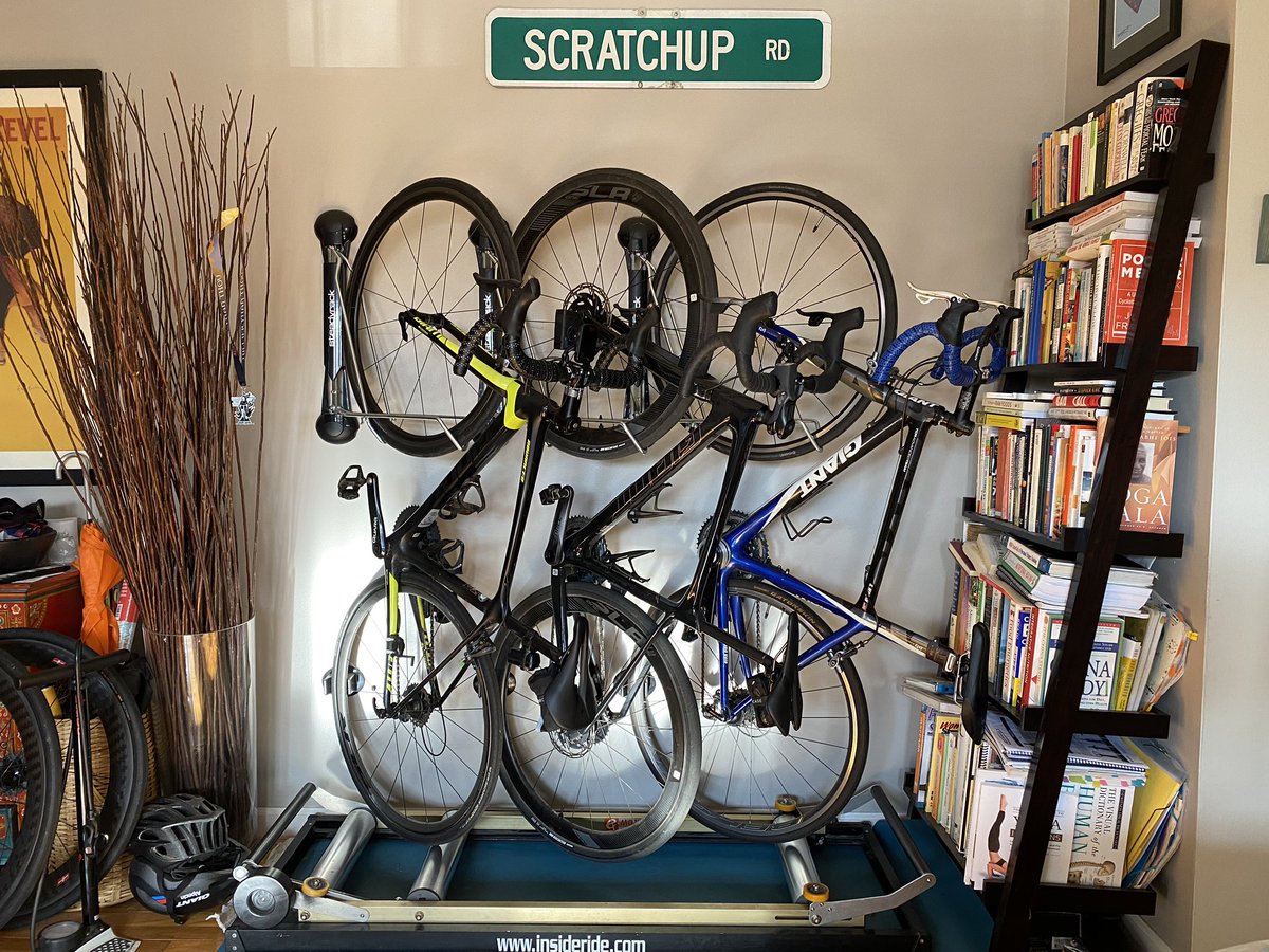 If you live in a small apt or just want a great rack system check out @steadyrack and my review bikeandtonic.com/steadyrack-rev…  #cycling #bikerack #bikestorage #mountainbike #cyclocross #gravelbike