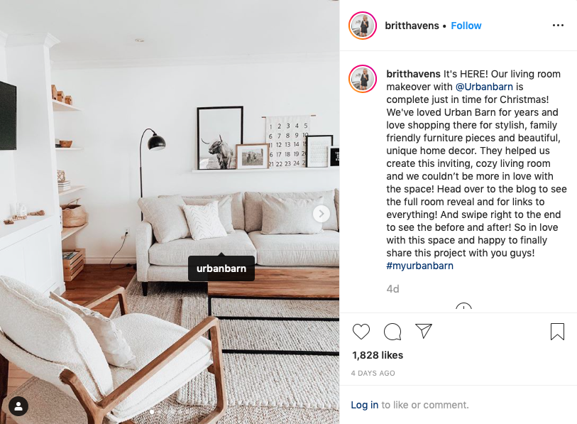 UDontDisclose's tweet photo. .@britthavensblog DID NOT disclose #ad #sponsored post for @urban_barn Barn #myurbanbarn cc @AdStandardsCan @CompBureau #influencerfraud https://t.co/qXKKoEhge7 https://t.co/EcD4xoCuS7