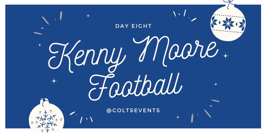 DAY 8️⃣ and the prize is great 😏

RT for a chance to win a football signed by everyone’s favorite #23 <a href="/KennyKennyMoe3/">Kenny Moore II</a>!!