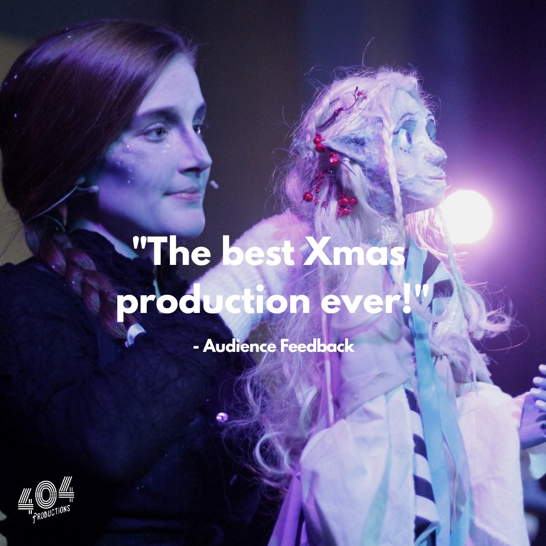 404_collective's tweet photo. We've had some fab feedback from the first three shows of #404ChristmasCarol. There's limited availability for the rest of the run so get booking fast! @RoyalVictoriaCP
@hantsconnect
#LoveRVCP 🎧📺❄️🎩

https://t.co/FCnoHWi5Sr https://t.co/scXXxLfEbo