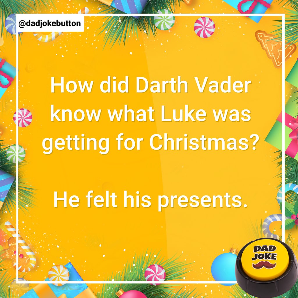 DadJokeButton's tweet photo. ➡️Follow @dadjokebutton
⁠
.
⁠
#dadjoke #dadjokes #jokes #joke #funny #comedy #puns #punsworld #punsfordays #jokesfordays #funnyjokes #jokesdaily #dailyjokes #humour #relatablejokes #laugh #joking #funnymemes #punny #pun #humor #talkingbutton https://t.co/FBxFeVX8wp