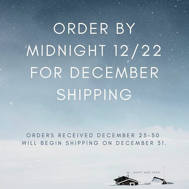 HURRY UP! 🎄 Get your parts as quickly as you can. All orders placed by midnight tomorrow night (EST, 12/22) are guaranteed to ship before the holiday. ift.tt/2MiGihY