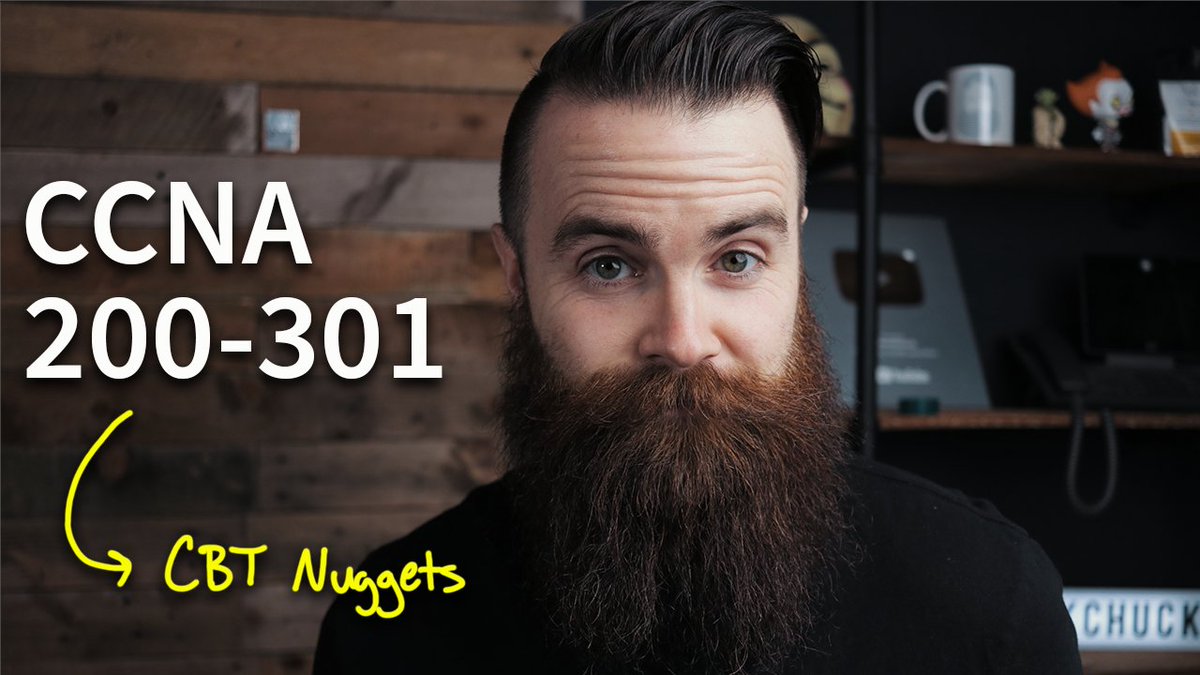 NetworkChuck's tweet image. The new CCNA is HERE! @CBTNuggets just dropped the new CCNA 200-301 training course, featuring myself,
@CioaraJeremy
, and
@KeithBarkerCCIE
. Enter to WIN a 3-month subscription here: youtu.be/GwHyoTVN_gA
Checkout the course: bit.ly/CBT-CCNA
#ccna #ccna200301