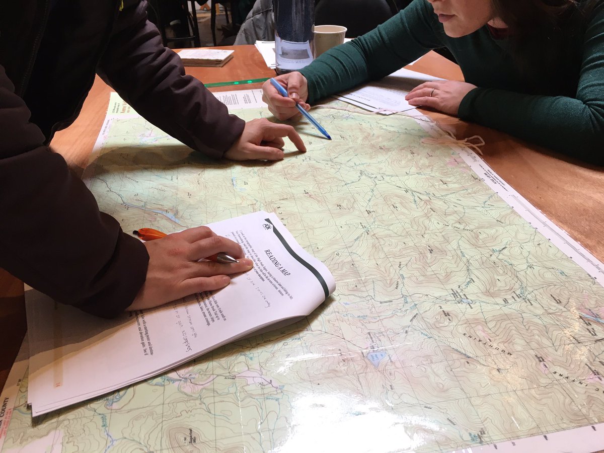 So proud of all the participants in my Map & Compass course today at @ADKmtnclub. Now they are even more prepared for their next adventure! 🗺🧭 #PlanAheadandPrepare #navigationskills #adirondacks