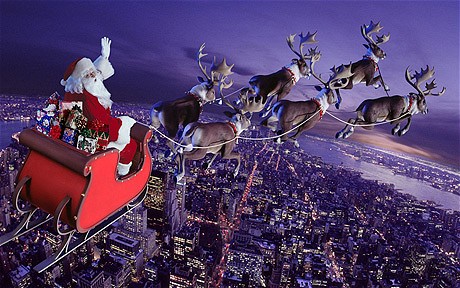 Santa tweet media