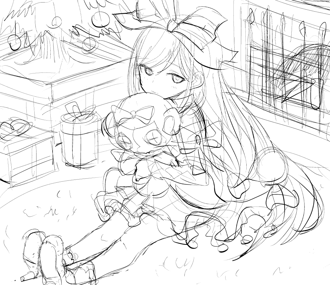 クリスマスダノターちゃんラフ 
