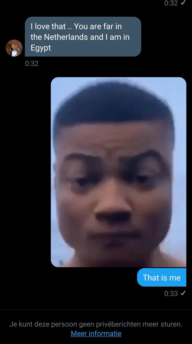 He even blocked me smh 😂