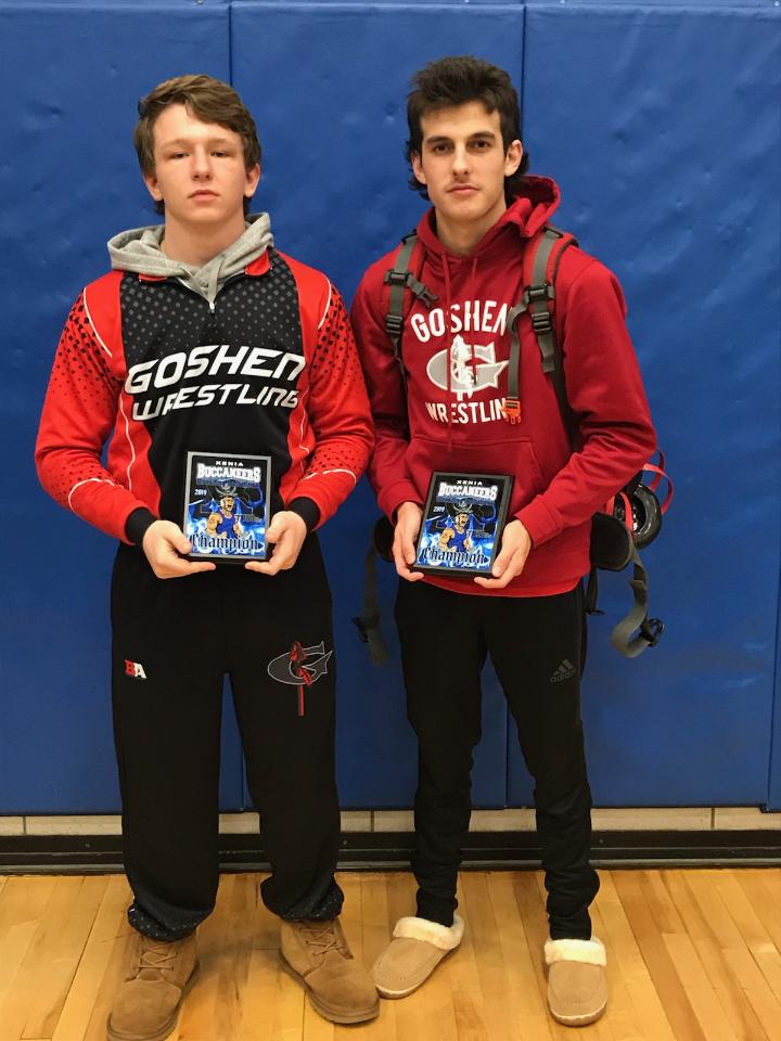 Xenia wrestling tournament:
Huff 1st
Hill 1st
Helenthal 4th