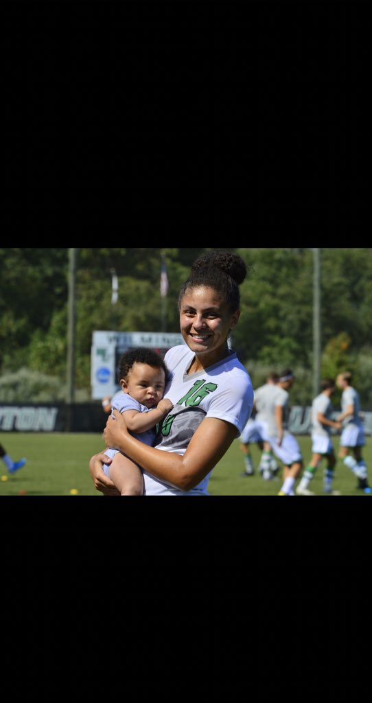 dfennal16's tweet photo. Pushed Truman out w no epidural on April 30th, started preseason in August with my D2 soccer team, and I started and played every minute of every game. It wasn’t easy, but I did it. https://t.co/ZGrJsNZqfb