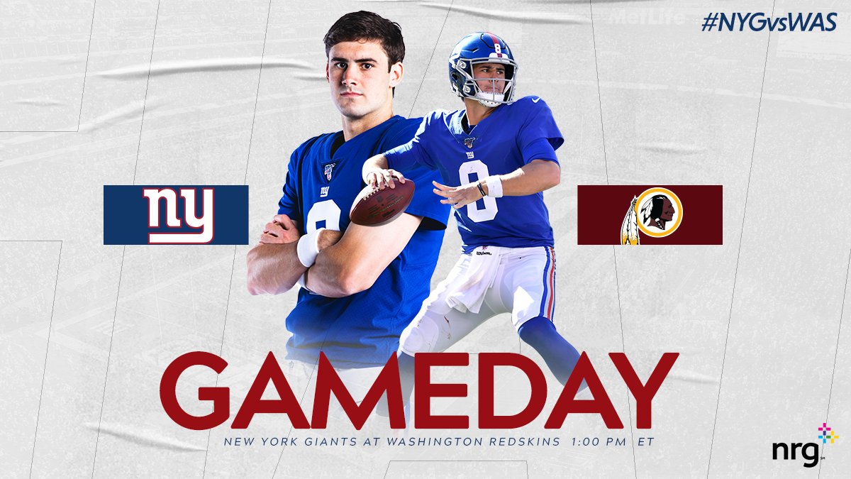 Rise &amp; shine, it's GAMEDAY!                                                                   

#NYGvsWAS | <a href="/nrgenergy/">NRG Energy, Inc.</a>