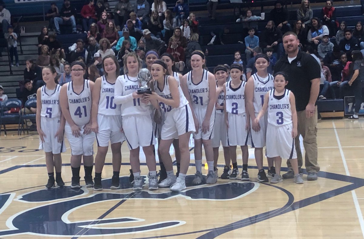 LoganCoSports's tweet photo. Congratulations to the newly crowned Logan County MS Team Champions.....the Lady Bears of Chandlers.
#LCPride https://t.co/BGcbu1fMCT