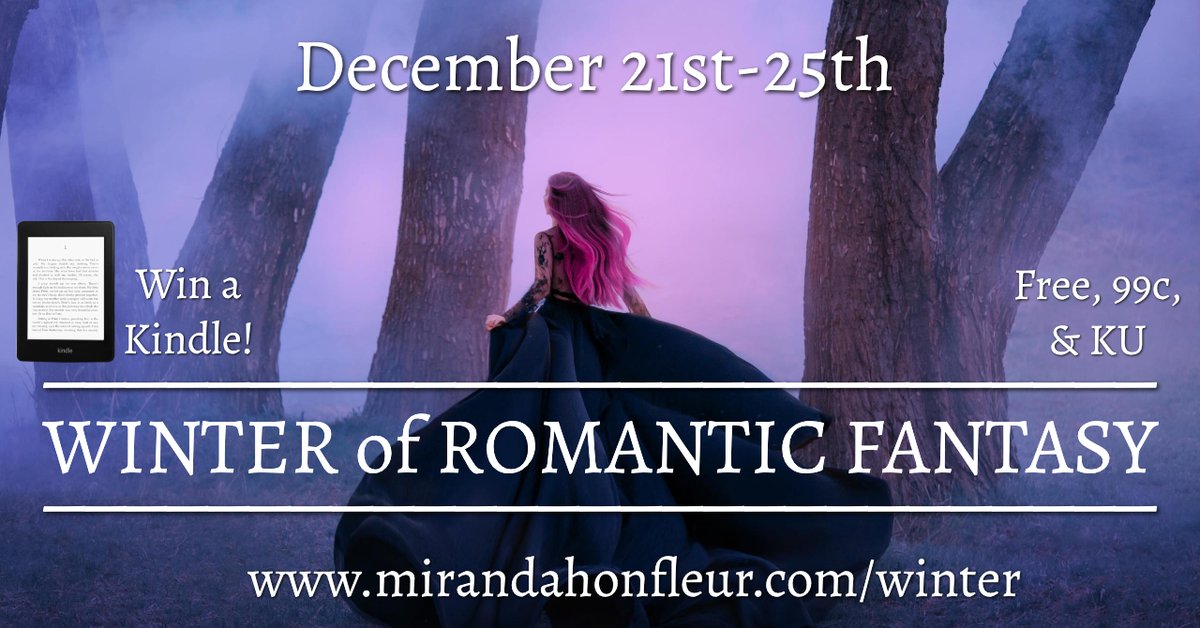 MirandaHonfleur's tweet photo. Treat yourself to 24 of our favorite romantic fantasy novels that are .99c, free, and in Kindle Unlimited.
And enter for a chance to win a Kindle!
#Giveaway #FreeReads #FantasyReads #FreeKindleBooks
#WinAKindle
https://t.co/iDZmhpV6bV https://t.co/TcPKORU3JA