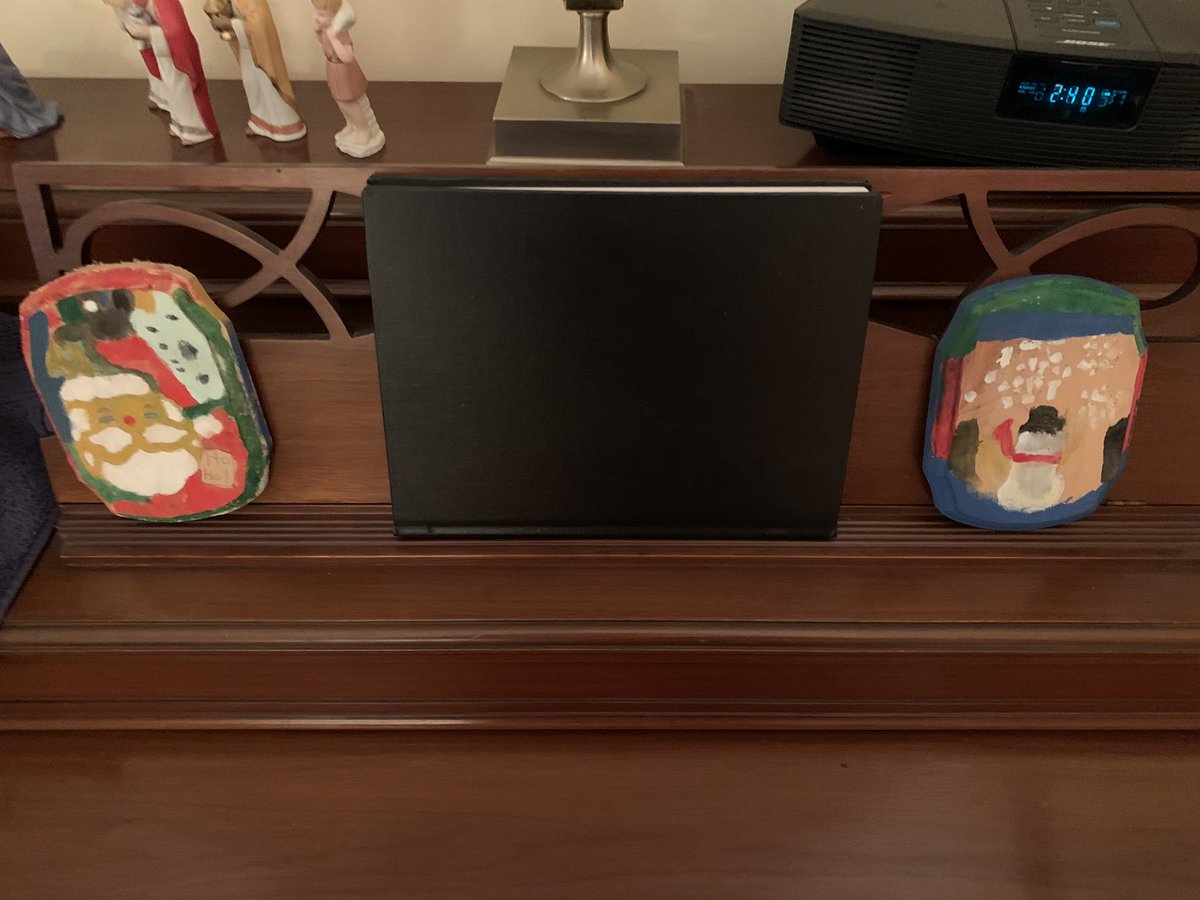 My dissertation in the middle, not even stored upright