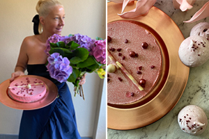 This is the $20 <a href="/woolworths/">Woolworths</a> ruby chocolate cake that everyone is talking about: bit.ly/36SHi4a