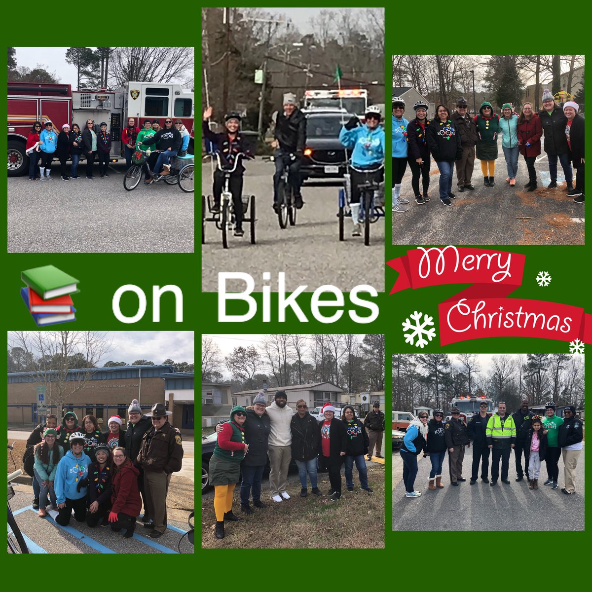 Had a jolly good time bundling up with students, teachers &amp; the community today! @EpesES <a href="/BooksonBikesNN/">NN Books on Bikes</a> <a href="/NNFire/">Newport News Fire</a> <a href="/NewportNewsPD/">Newport News Police Department</a> <a href="/shelly_simonds/">Shelly Simonds</a> <a href="/MLHarrisIII/">Dr. Marcellus L Harris III</a> <a href="/NnsoJ/">Newport News Sheriff's Office</a> <a href="/nnpsgreenwood/">Oliver C. Greenwood</a>