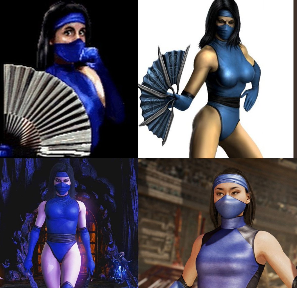 Which of these versions of Kitana Klassic Skins do you prefer? 