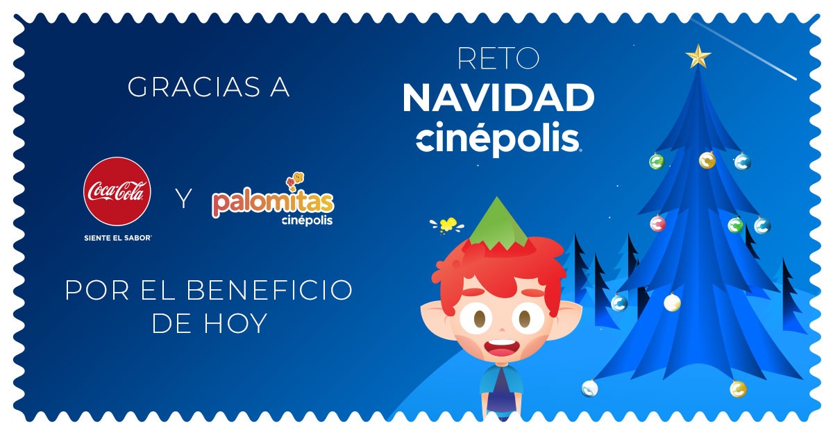 Cinepolis's tweet photo. Está a punto de acabar nuestra #NavidadCinépolis, así que todavía podrás participar. ¡Agradecemos a @CocaColaMx por sus beneficios! https://t.co/ARRHDBZFJ5