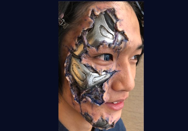 تويتر ふわ على تويتر 迅のこの特殊メイク 近くで見るとほんとにすごい 顔半分メイクらしい まじで皮はがれてるみたい Nitiasa 仮面ライダーゼロワン T Co 4nps4oarf7