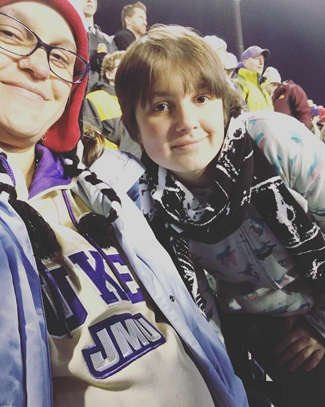 MamaRabia's tweet photo. Baby’s first football game! #jmudukes #jmufootball #jmu https://t.co/RKeQEWZmvJ https://t.co/8iWrCg0HZ5