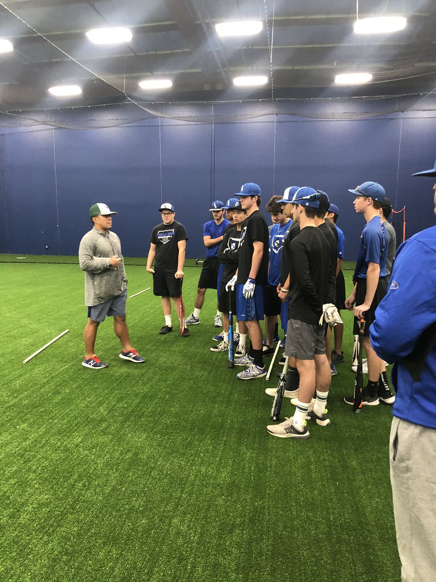 Ecrbaseball's tweet photo. Thanks to @CoachMarcelino and Riley for working to make us better! https://t.co/hy1dE75rst